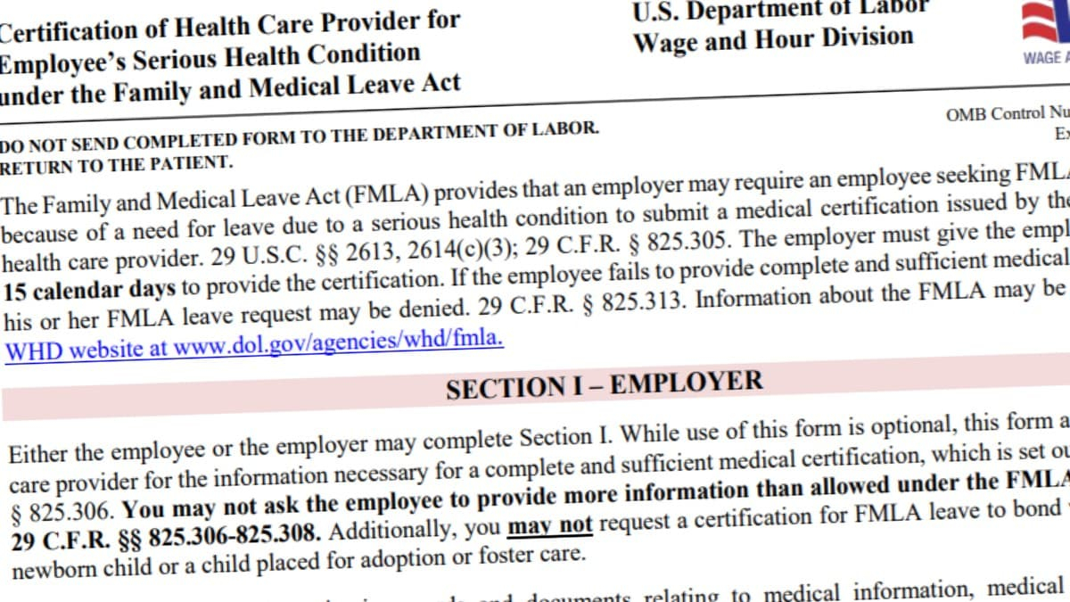 FMLA Forms 2022 2023 FMLA Forms 2022 2023