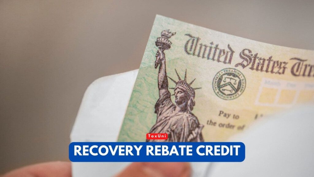 Recovery Rebate Credit 2023